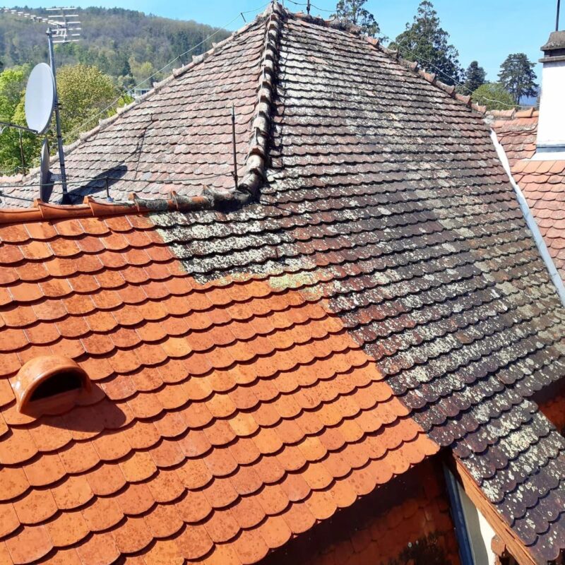 NETTOYAGE_DEMOUSSAGE_TRAITEMENT_TOITURE3 800X800 | Travaux Toiture Haut Rhin Pourquoi un démoussage avant les fortes chaleurs peut prolonger la durée de vie d’une toiture ? Guebwiller 1